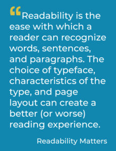 Readability-Definition