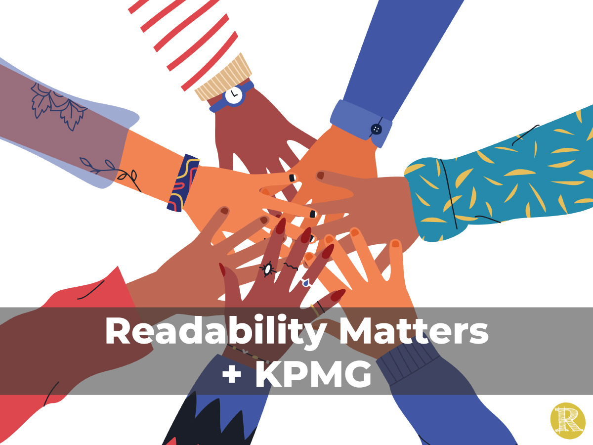 KPMG + Readability Matters
