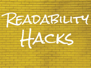 Readability-Hacks