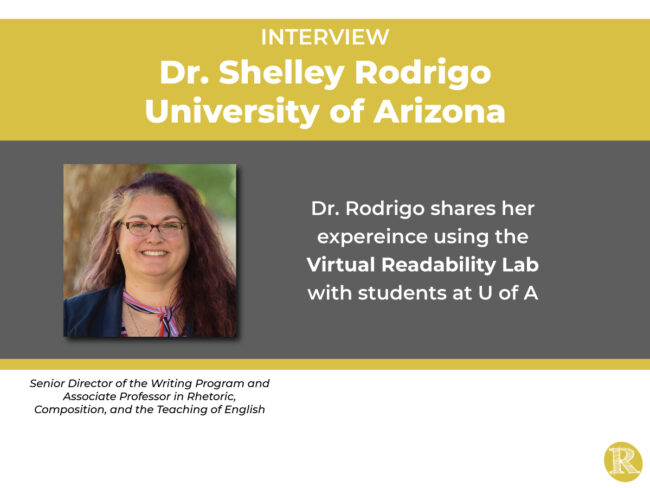Dr. Shelley Rodrigo, University of Arizona