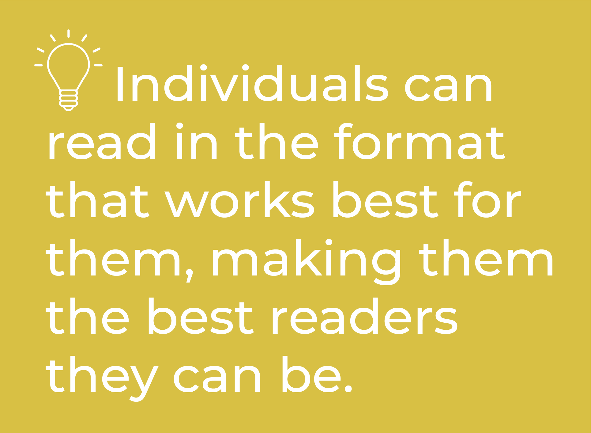 Impact Your Personal Reading | Readability Matters