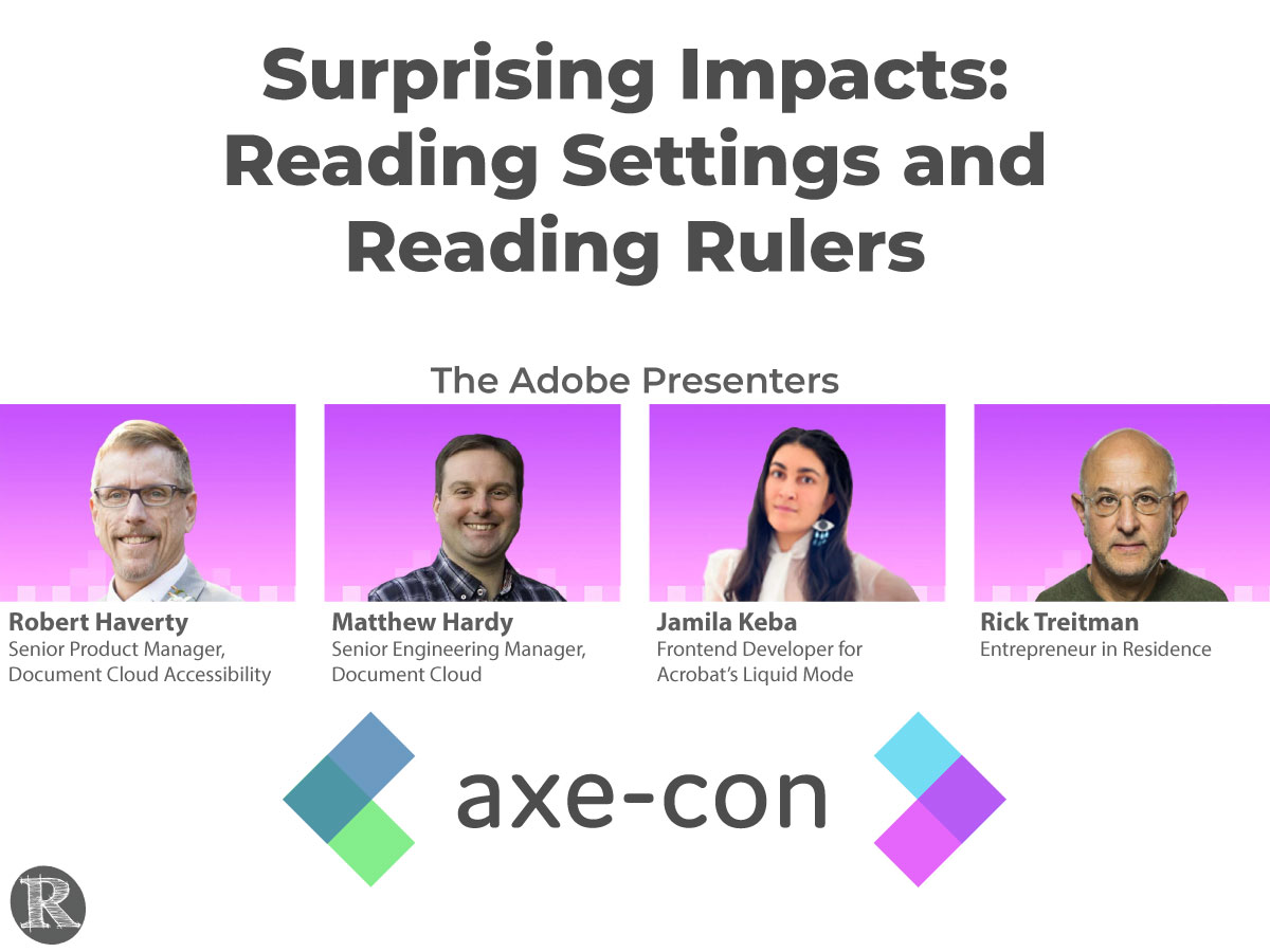 Surprising Impacts: Readability and Reading Rulers, axe-con