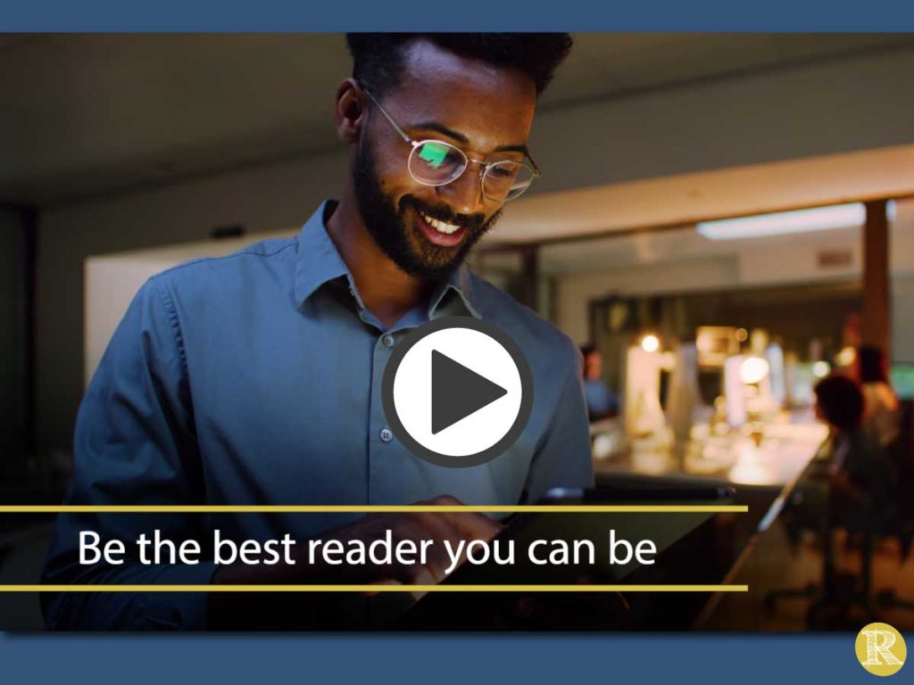 Readability Matters video