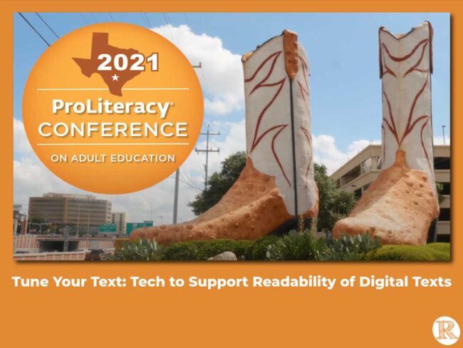 ProLiteracy Conference 2021