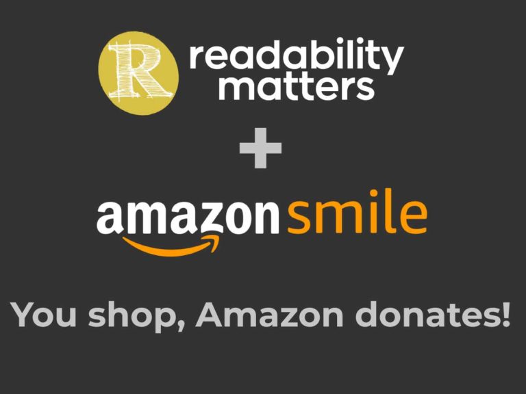 Readability Matters on AmazonSmile