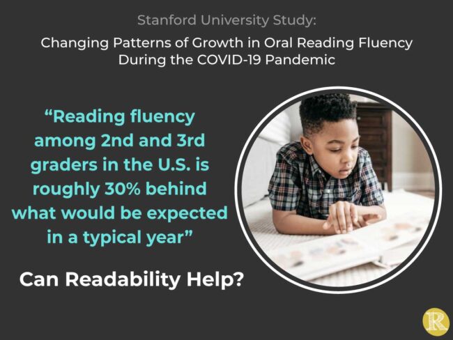 2021-Posts-Stanford-3 Changing Patterns of Growth in Oral Reading Fluency During the COVID-19 Pandemic