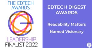 EdTech Digest names Readability Matters a Visionary