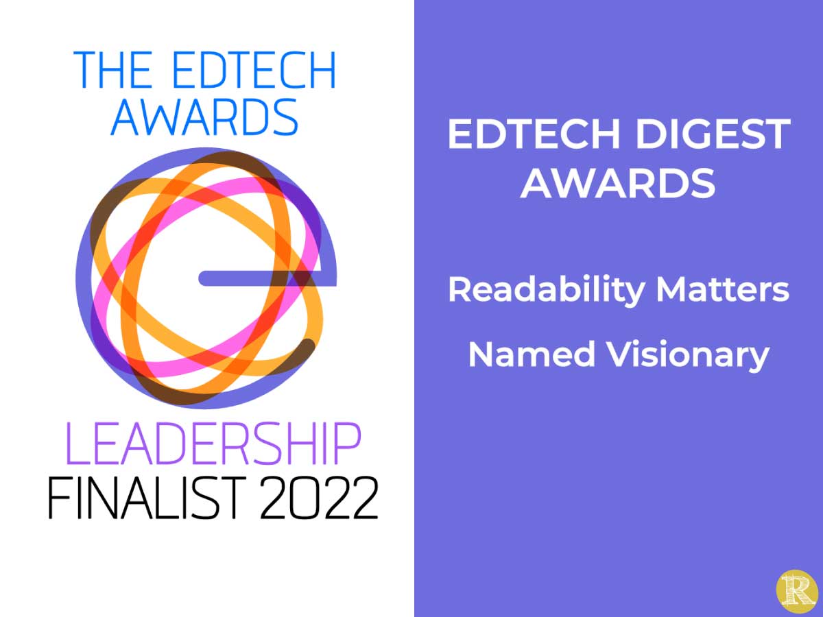 EdTech Digest names Readability Matters a Visionary
