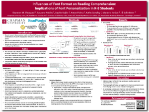 Influences of Font Format on Reading Comprehension: Implications of Font Personalization in K-8 Students