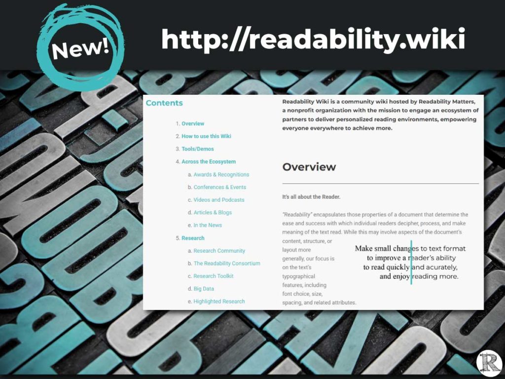 New! Readability Wiki