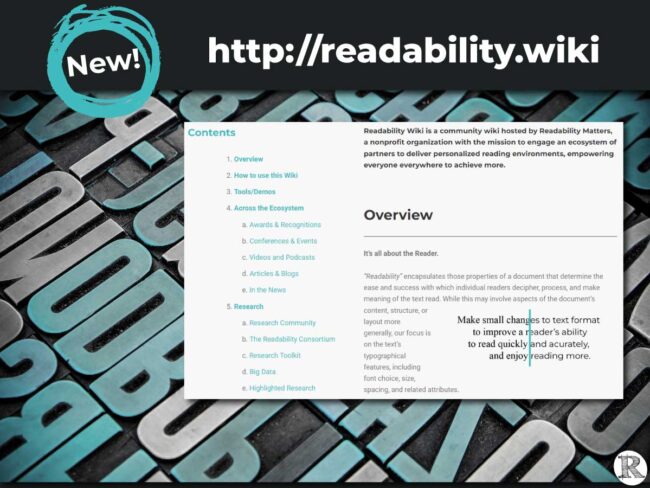 New! Readability Wiki