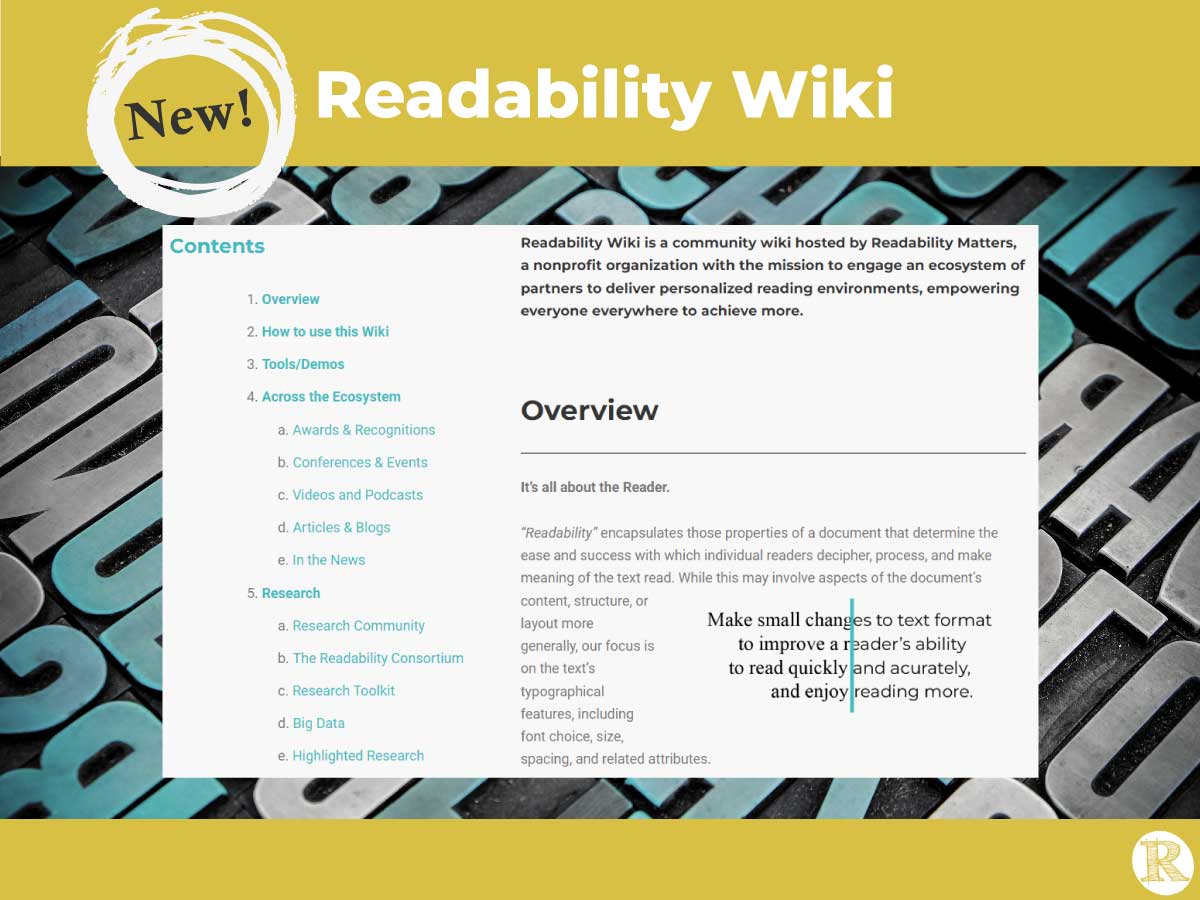 New! Readability Wiki