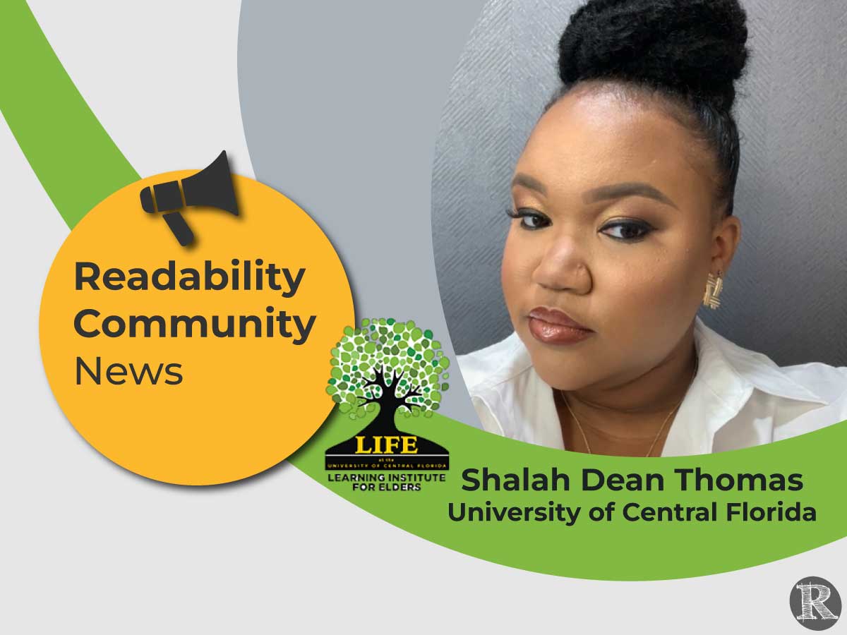 Readability Community News: Shalah Dean Thomas