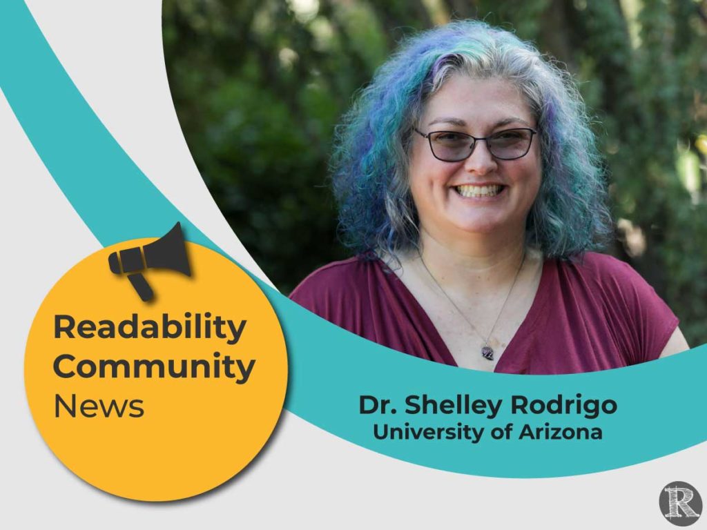 Readability Community News: Rodrigo Named CUES Fellow