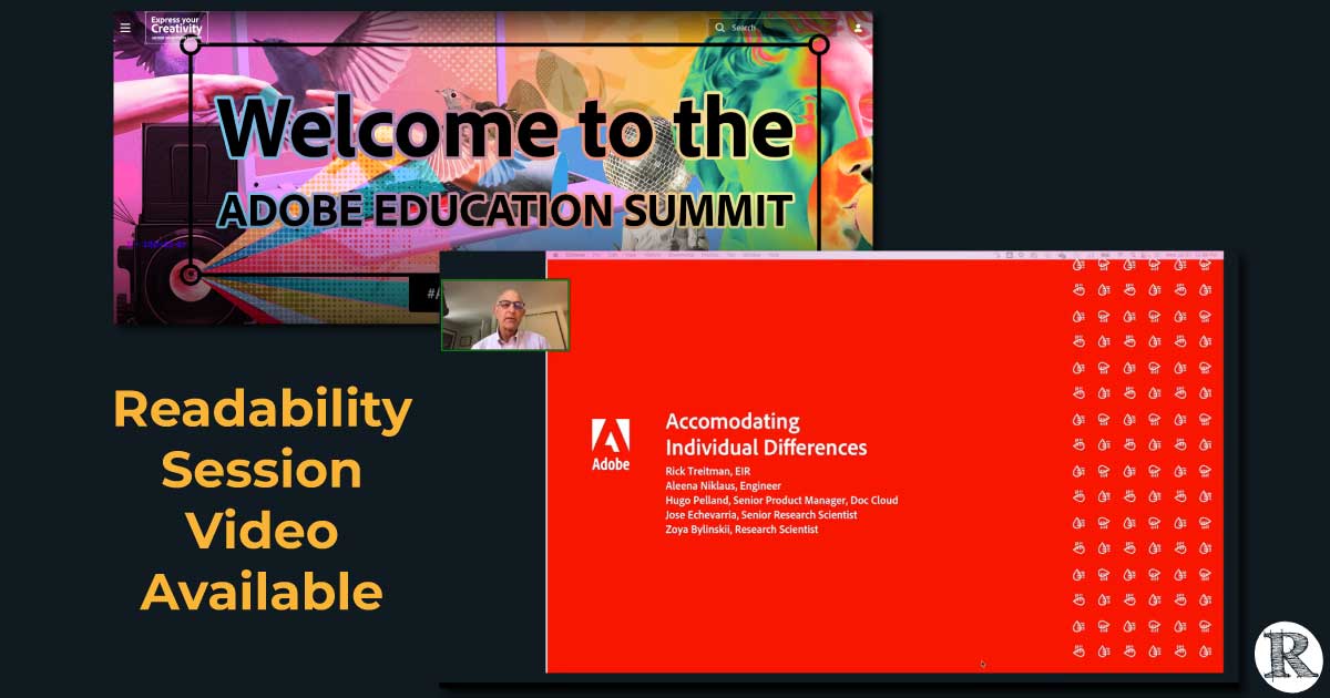 Video: Readability Sessions at the Adobe Education Summit