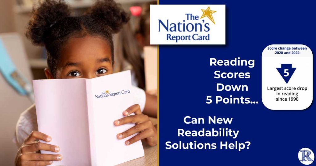 Nation's Report Card - Reading Down 5 points