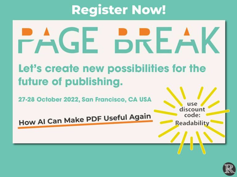 Register Now for Page Break Conference
