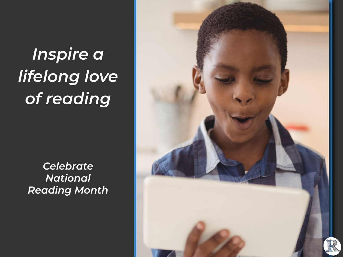 Inspire a lifelong love of reading - Celebrate National Reading Month