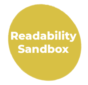 Readability Sandbox