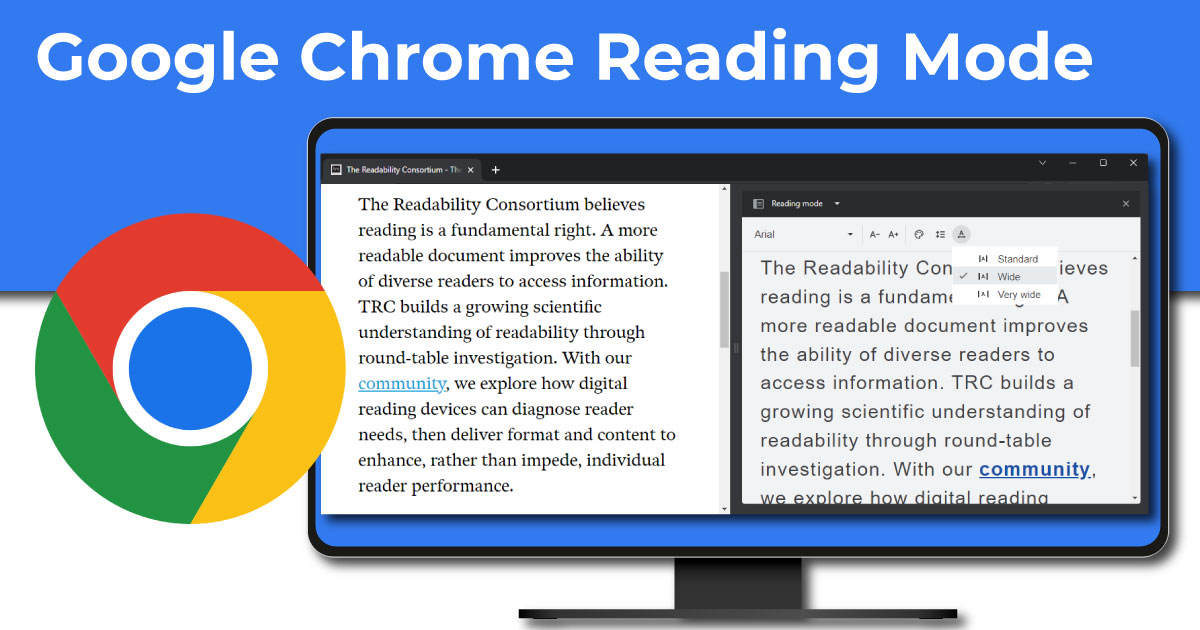 Google Chrome Reading Mode Announced