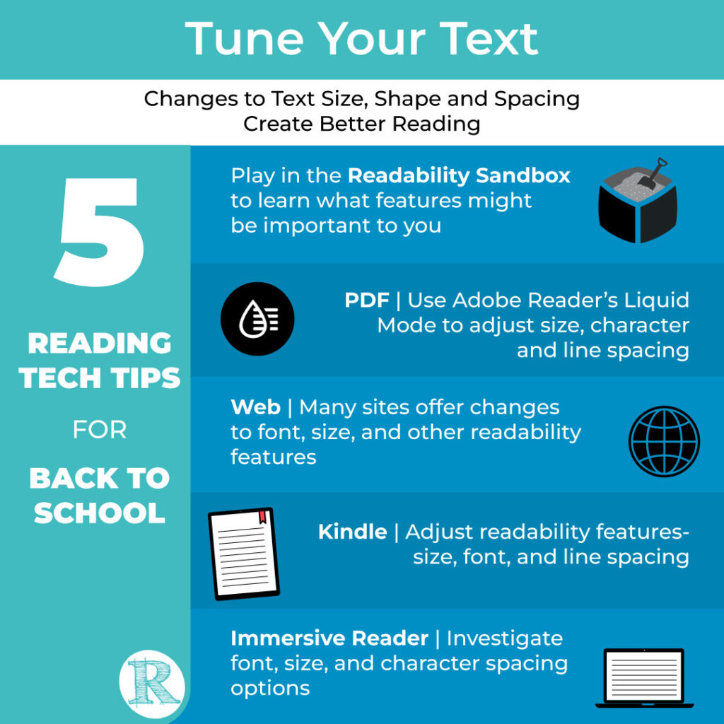 5 Reading Tech Tips for Back to School