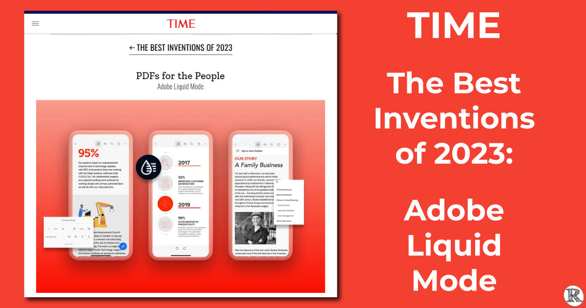 TIME the Best Inventions of 2023: Adobe Liquid Mode