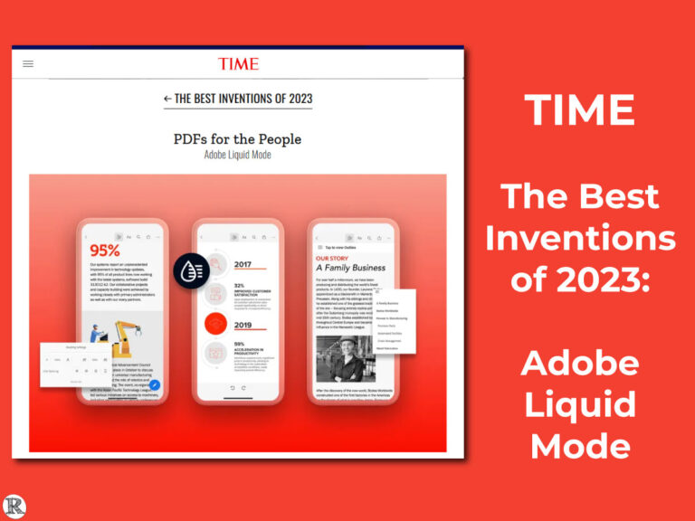 TIME the Best Inventions of 2023: Adobe Liquid Mode