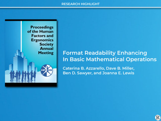 Format Readability Enhancing in Basic Mathematical Operations