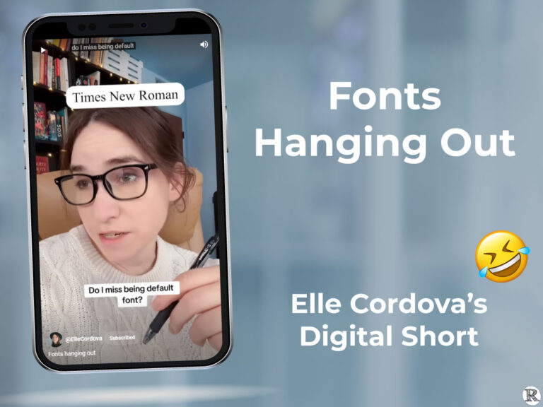 Fonts Hanging Out, Elle Cordova