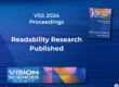 VSS 2024 Proceedings - Readability Research Published