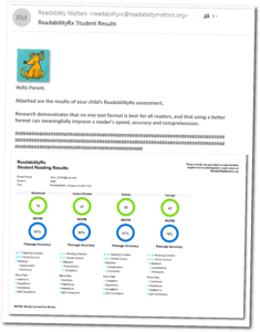 ReadabilityRx sample report