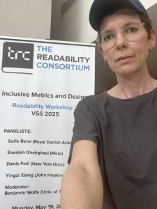 Sofie Beier, PhD at VSS 2025