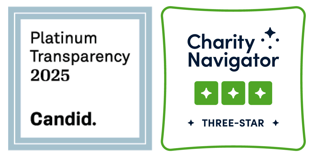 Candid Platinum Transparency 2025 and Charity Navigator three-star