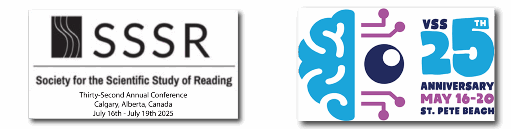 Readability presentations at conferences: Society for the Scientific Study of Reading, Vision Sciences Society Annual Conference