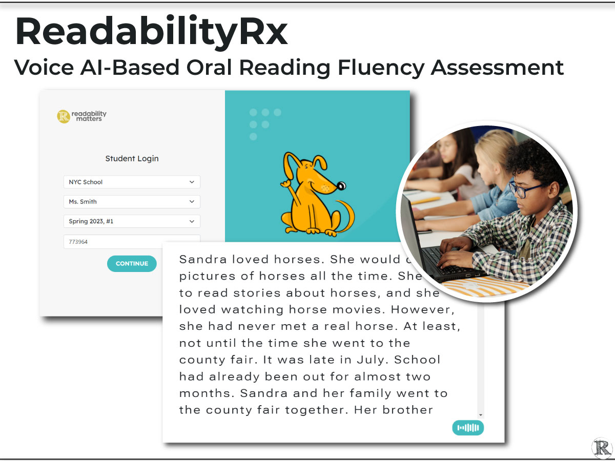 ReadabilityRx: Voice AI-based oral reading fluency assessment